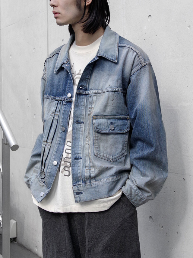 25ssANCELLM アンセルムAGINGDENIMJACKETANCJK49 ANCELLM/アンセルム/AGING DENIM JACKET | GARDEN（ガーデン