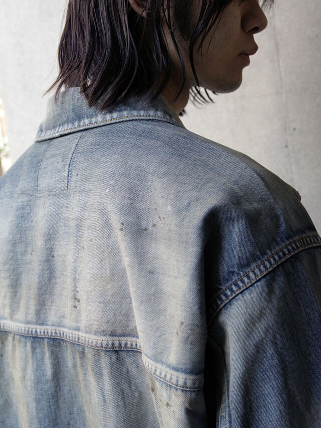 B*E様 ANCELLM AGING DENIM JACKET D.INDIGO ANCELLM】AGING DENIM JACKET / D.INDIGO – Butterfly Clutch