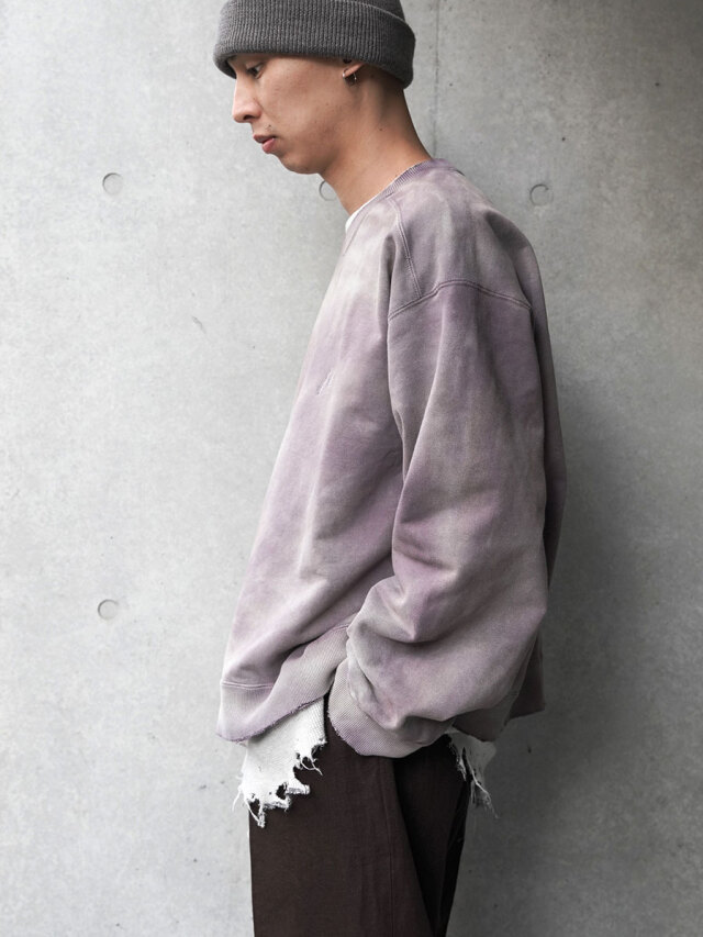 (美品)『ANCELLM』アンセルム SWEAT SHIRT スウェット ANC-CT67-cherry-01.jpg
