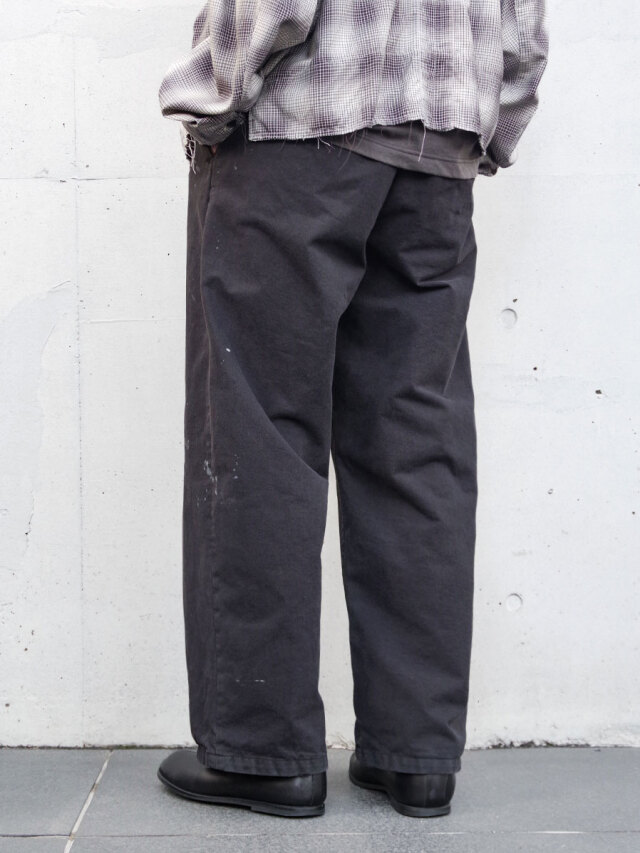 パンツ ancellm PAINT CHINO TROUSERS(GRAY) 3 PAINT CHINO TROUSERS(GRAY) – ANCELLM
