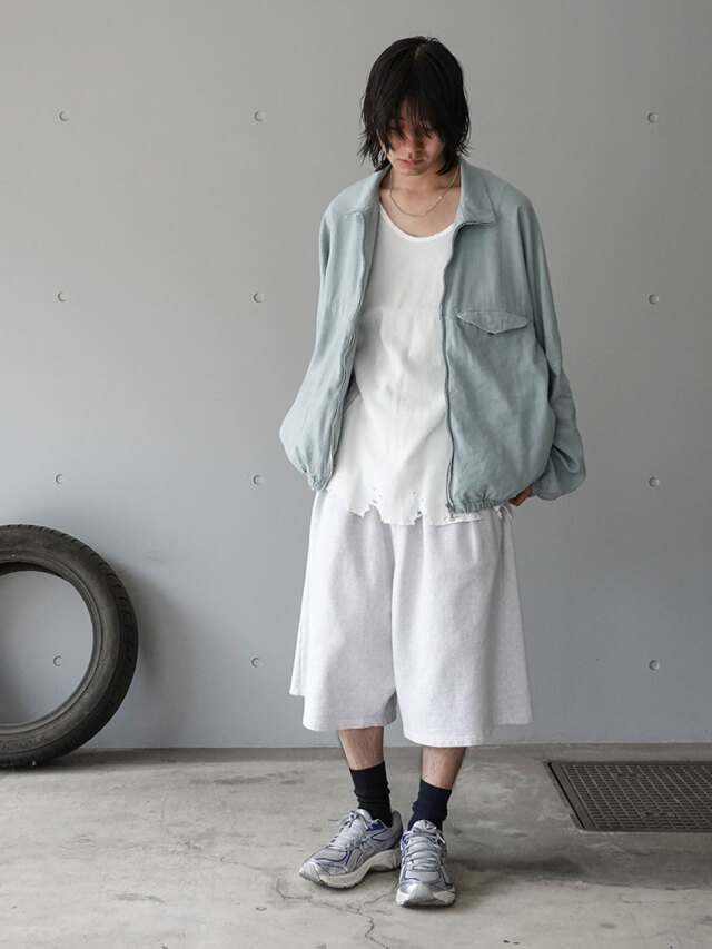 ANCELLM アンセルム 3/4 TUCK SWEAT SHORTS 2025SS】 ANCELLM (アンセルム) 