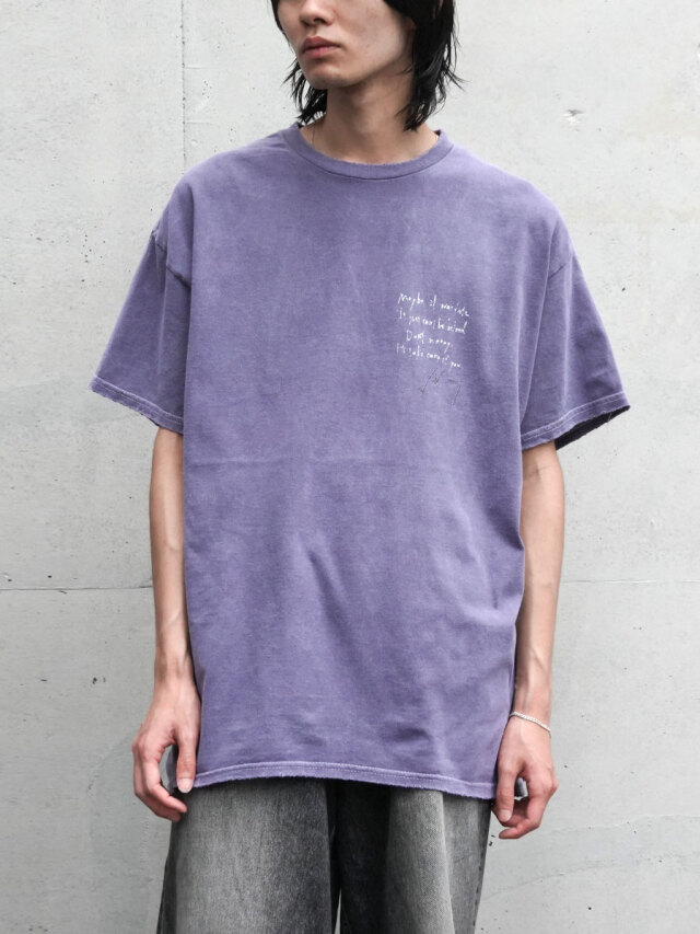 正規 25SS ANCELLM ABSTRACT T-SHIRT 824P▲ ANCELLM - ABSTRACT T-SHIRT | WHITE | カットソー | NapsNote