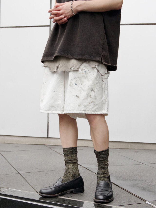 パンツ 25SS BOWWOW PAINTER'S SPLATTER SHORTS/L PAINTER'S SPLATTER SHORTS – C30 - BOW WOW, RECOGNIZE