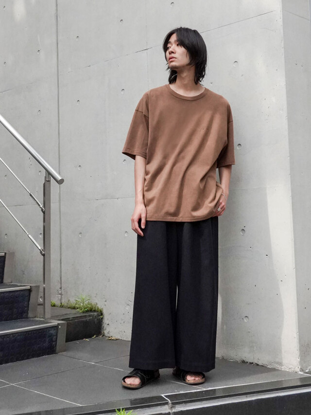 トップス 25SS ancellm UNEVENNESS LS T-SHIRT 2025SS】 ANCELLM (アンセルム) 