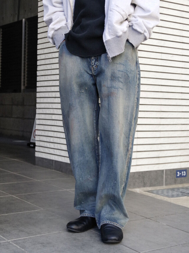 ANCELLM "TAPERED 5P DENIM PANTS" - INDIGO