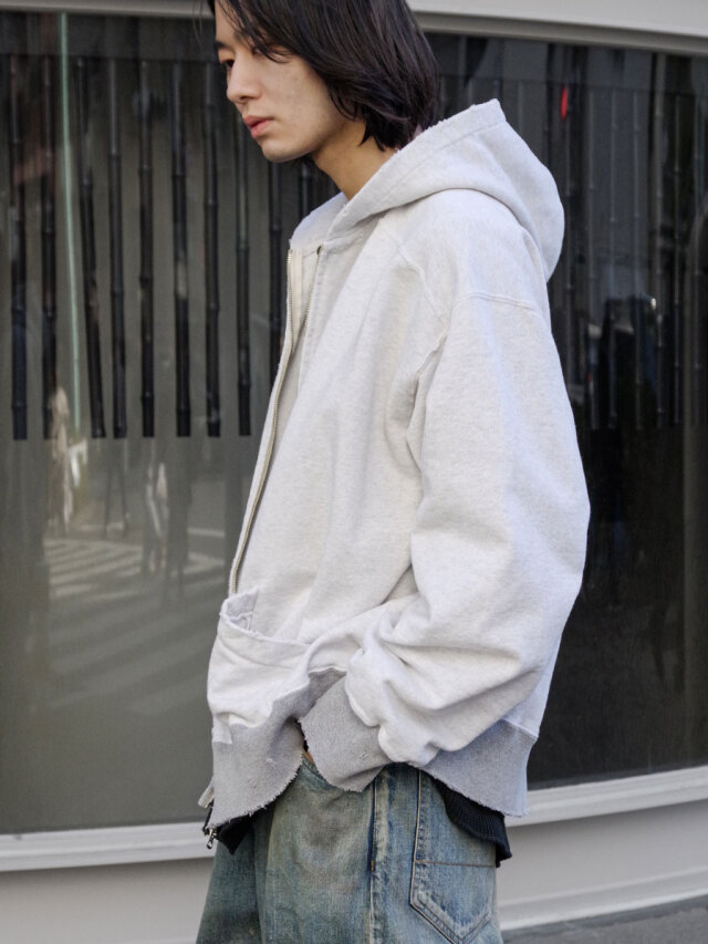 25ss アンセルム ANCELLM ZIPUP HOODIE パーカー 2 2025SS】 ANCELLM (アンセルム)