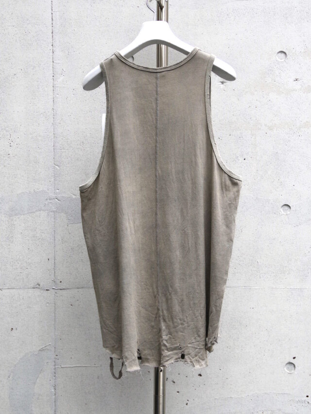 25SUMMER ANCELLM DAMAGE TANK TOP 1サイズ 25SUMMER ANCELLM DAMAGE TANK TOP 1サイズ