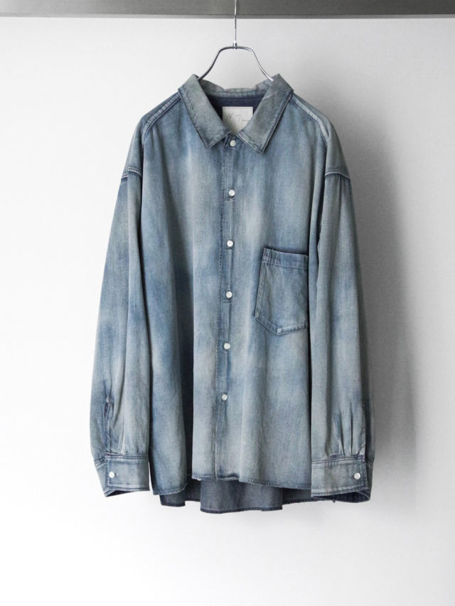 ANCELLM "L.T OZ DENIM SHIRT" - INDIGO