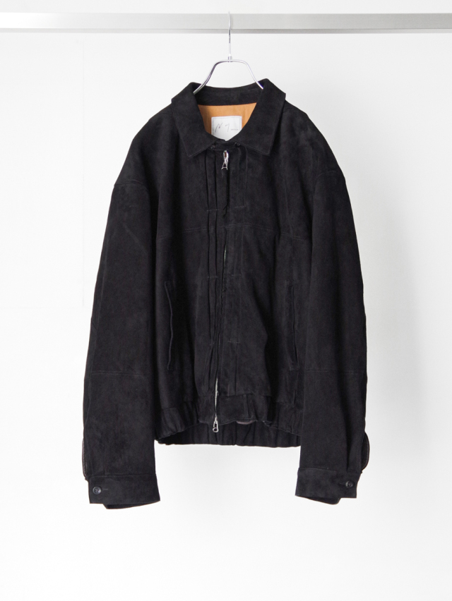 ANCELLM "GEEP TUCK JACKET" - BLACK