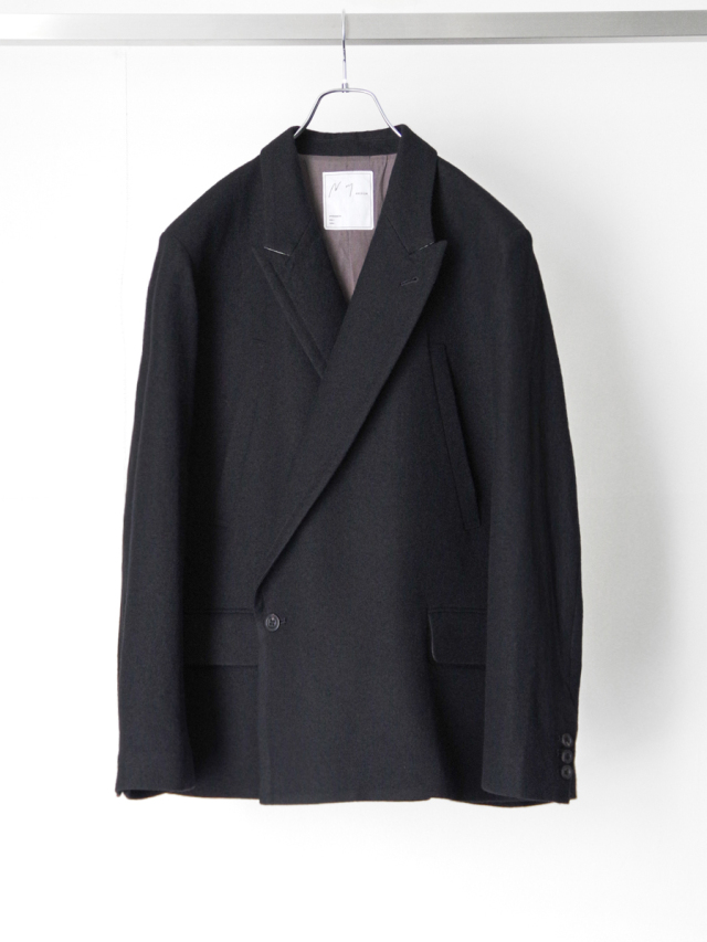 ANCELLM "DOUBLE TAILORED JACKET" - BLACK