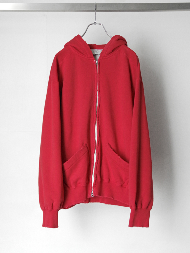 ANCELLM "ZIP UP HOODIE" - RED