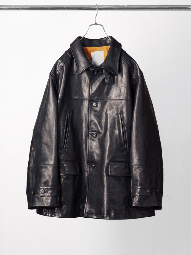 ANCELLM "H.L HALF COAT" - BLACK