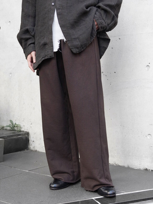 ANCELLM "SWEAT SLACKS" - BROWN