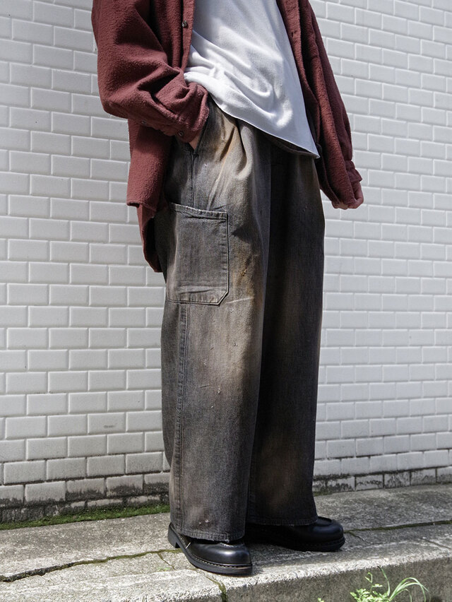 ANCELLM DENIM PAINTER PANTS サイズ2 アンセルム ANCELLM（アンセルム） 