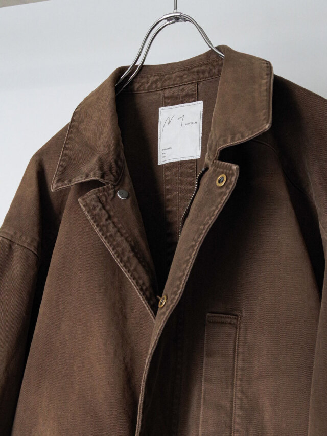 つ*魚様 完売品　アンセルム　HIGHCOUNT DRILL AGING JAC ANCELLM/アンセルム/HIGHCOUNT DRILL AGING JACKET/ANC-JK80 | GARDEN