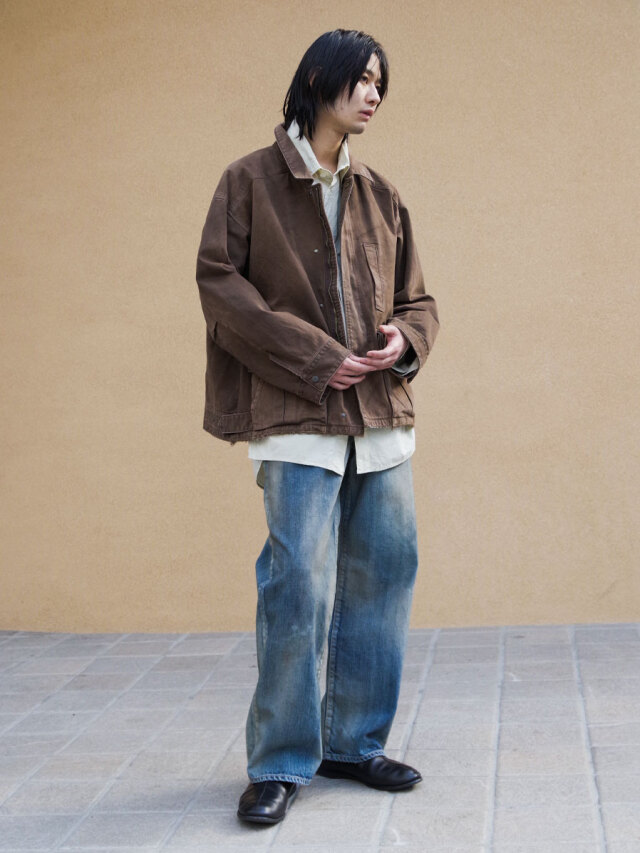 つ*魚様 完売品　アンセルム　HIGHCOUNT DRILL AGING JAC ANCELLM/アンセルム/HIGHCOUNT DRILL AGING JACKET/ANC-JK80 | GARDEN