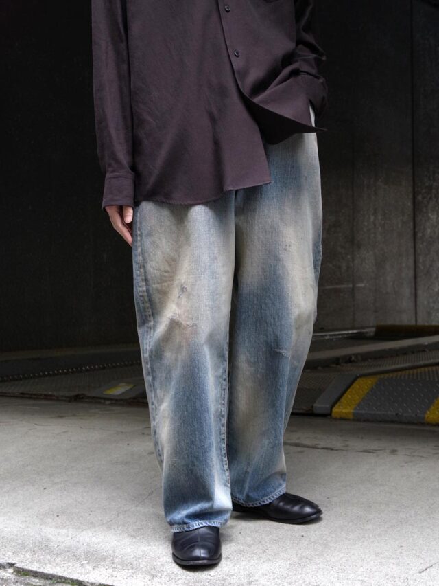 ANCELLM "#01 MIDTAPERED 5P DENIM PANTS" - INDIGO