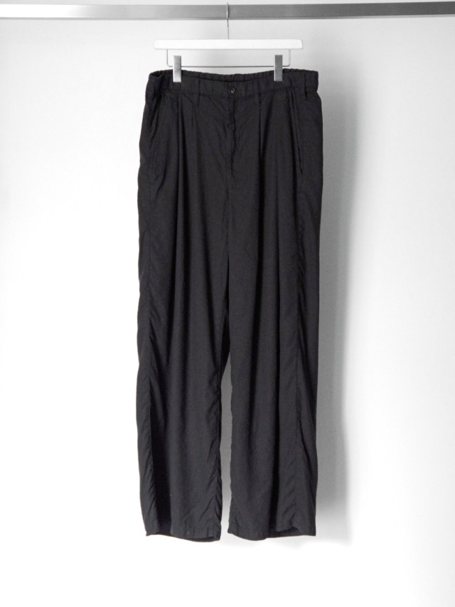 ANCELLM "S/L TUCK EASY SLACKS" - BLACK