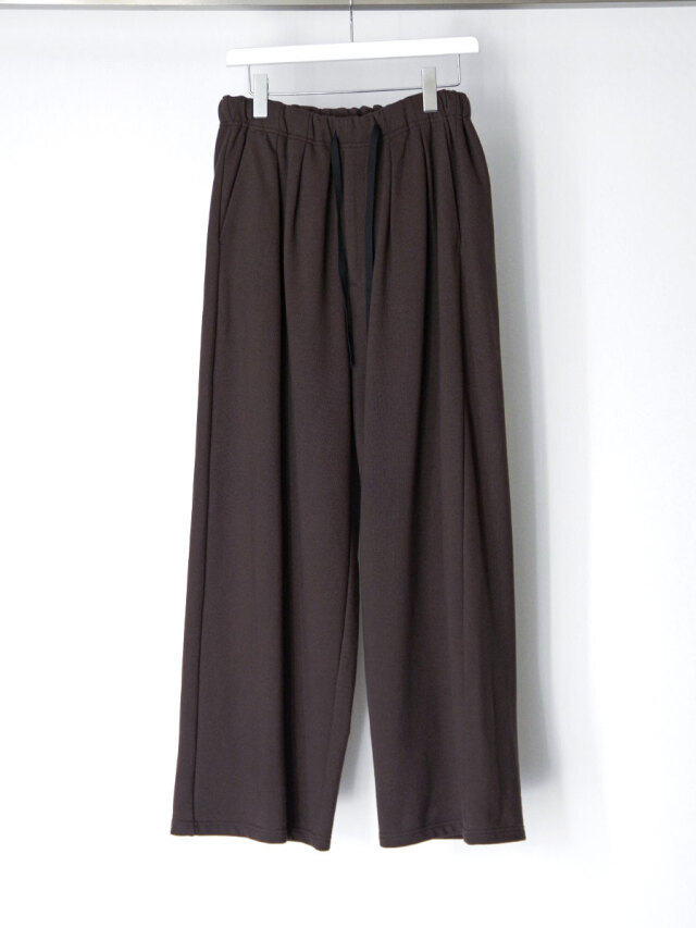 ANCELLM "2TUCK SWEAT PANTS" - BROWN