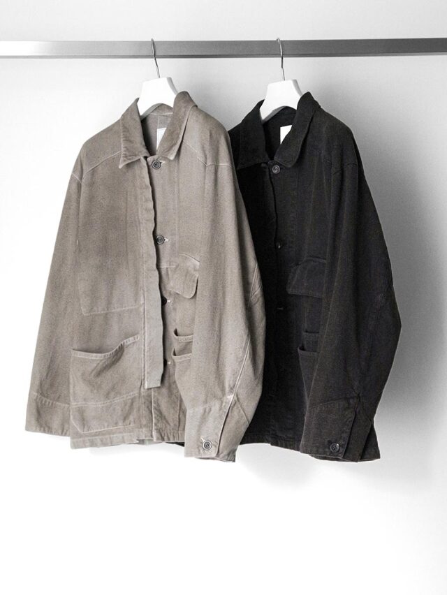 た*ち様 ANCELLM C/R DUCK COVERALL JACKET si C/R DUCK COVERALL JACKET(BLACK) – ANCELLM