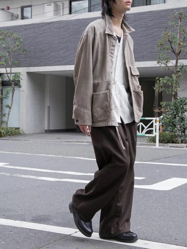 た*ち様 ANCELLM C/R DUCK COVERALL JACKET si C/R DUCK COVERALL JACKET(WHITE) – ANCELLM