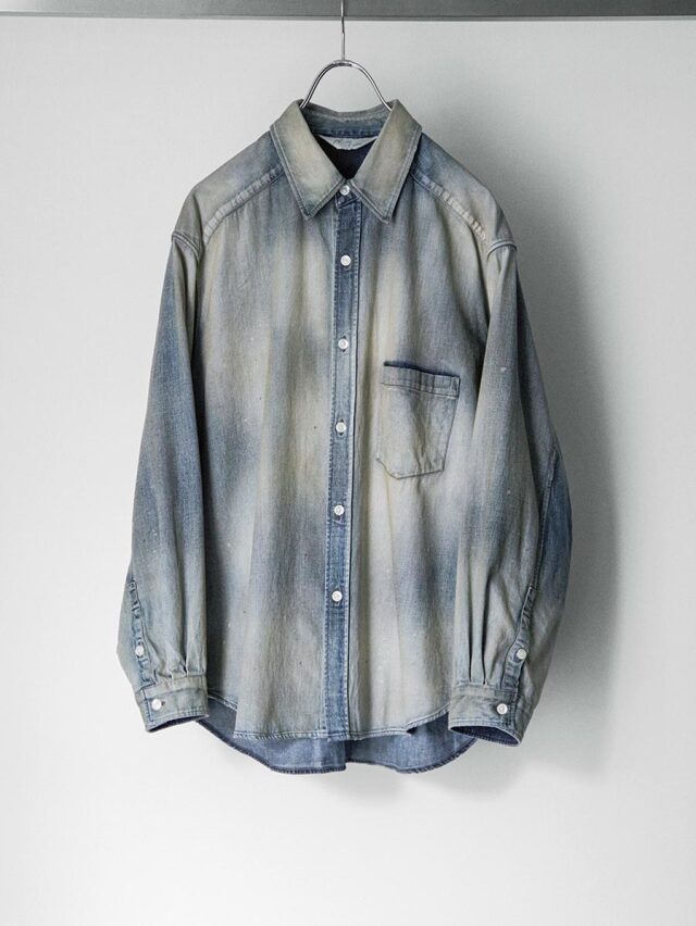 トップス 26ss ANCELLM DENIM DRESS SHIRT EX ANCELLM（アンセルム） 