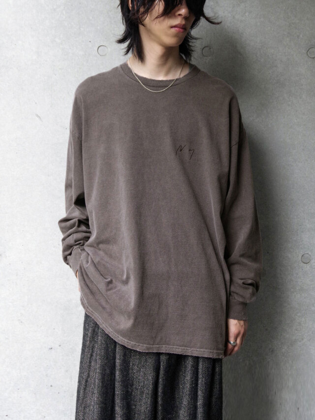 ANCELLM "EMBROIDERY DYED LS" - BROWN