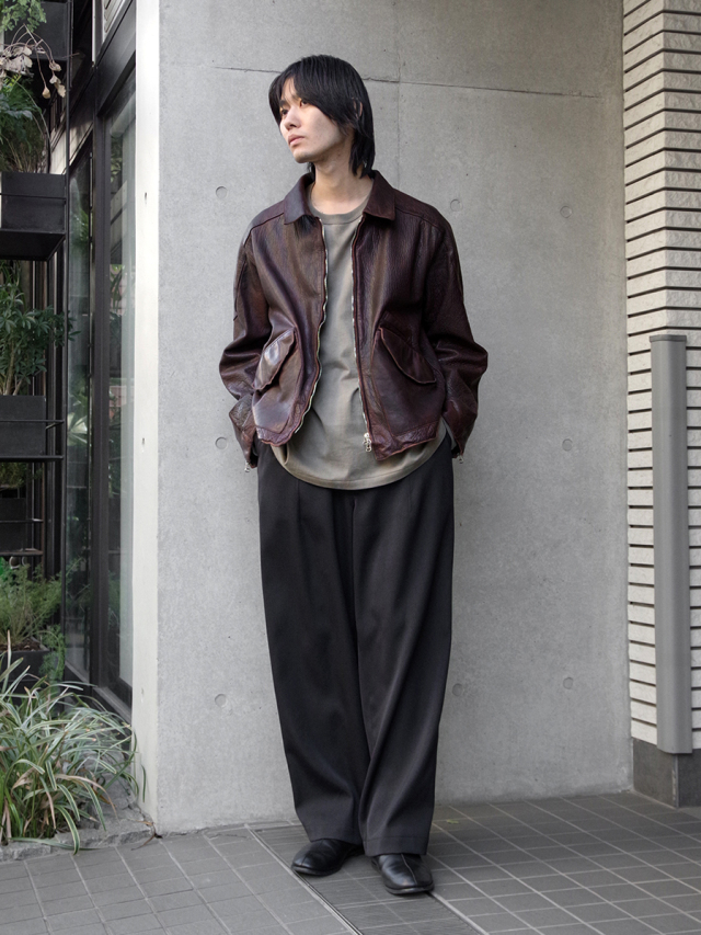 ANCELLM アンセルム 26SS L/S POLO size1 新品同様 ANCELLM（アンセルム） 2026SS 26SS L/S POLO Brown - Laid back