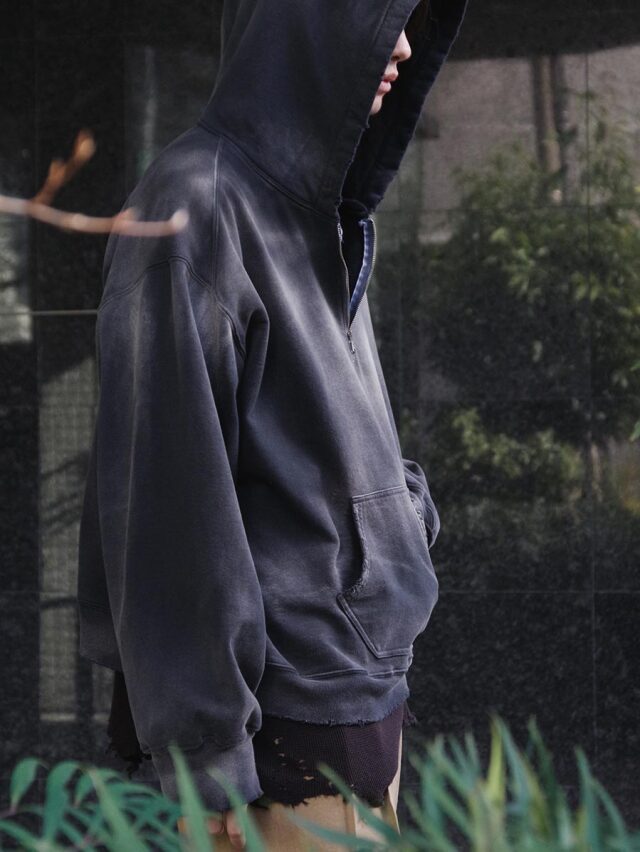 ANCELLM【サイズ2】LIGHT LOOP ZIP HOODIE RED ANCELLM LIGHT LOOP ZIP HOODIE [RED] - Fresh Service NECESSARY or