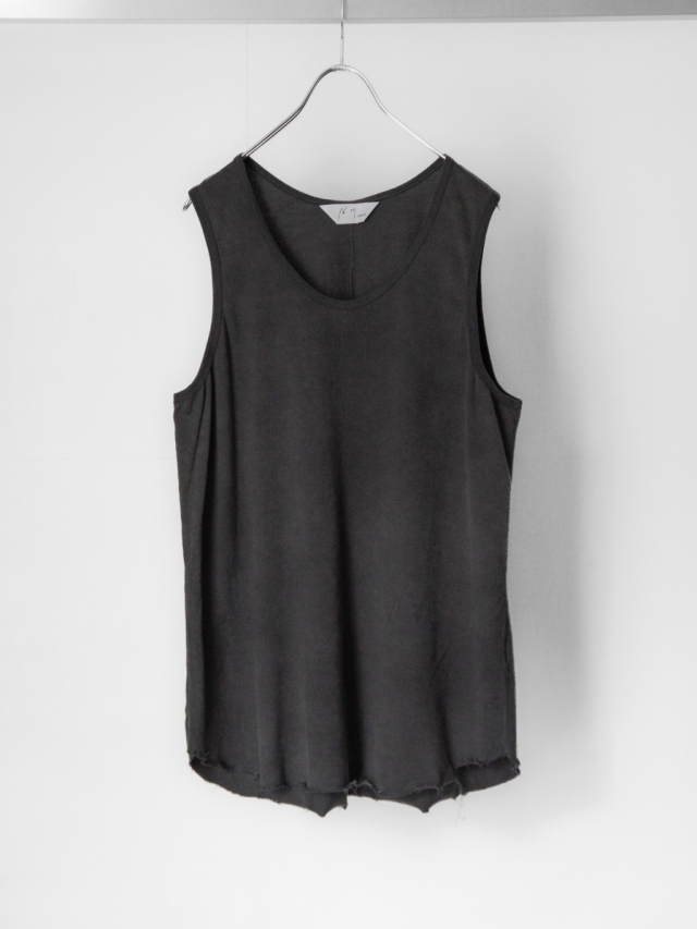 ANCELLM "UNEVENNESS TANK TOP" - BLACK