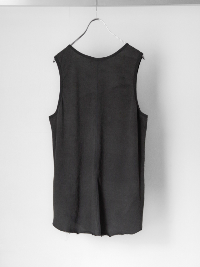 アンセルム　タンクトップ 美品　サイズ1 ブラック ANCELLM（アンセルム） 