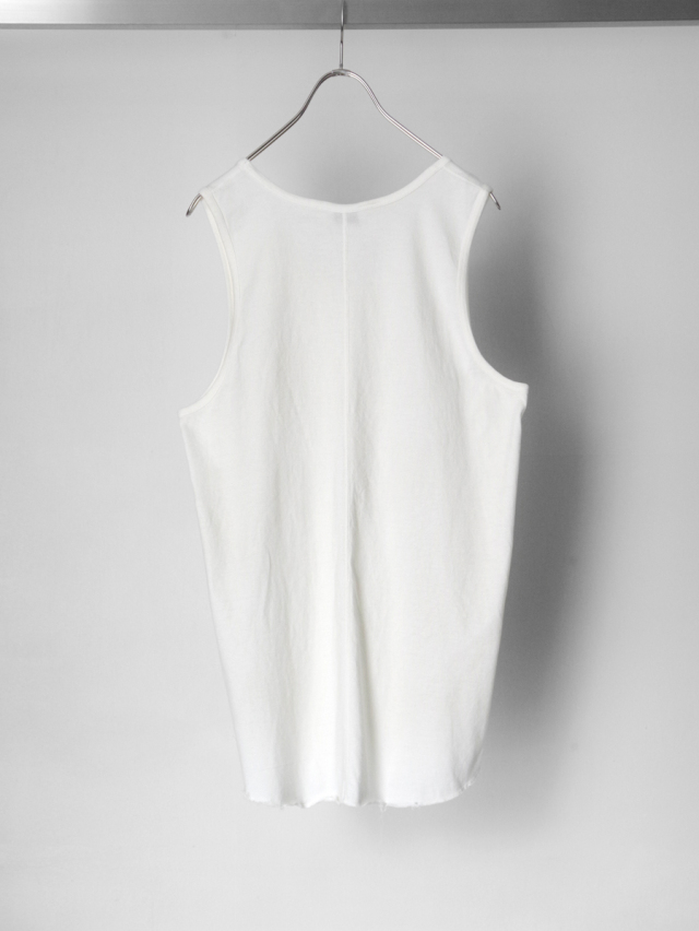 トップス ancellm UNEVENNESS TANK TOP G.WHITE 1 ANCELLM（アンセルム） 