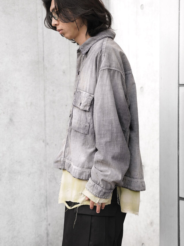 ancellm 22ss シャンブレージャケット Sewing Chop O'alls】COMBAT TROPICAL JACKET | ジョンブル公式