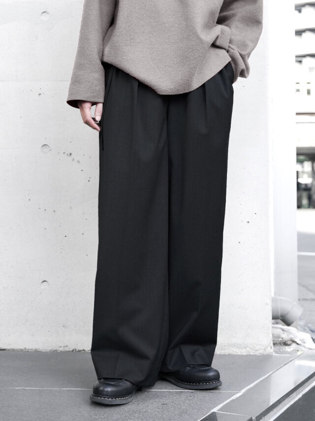 希少 ANEI F.E. 2-TUCK SLACKS W/C スラックスパンツ 希少 ANEI F.E. 2-TUCK SLACKS W/C スラックスパンツ
