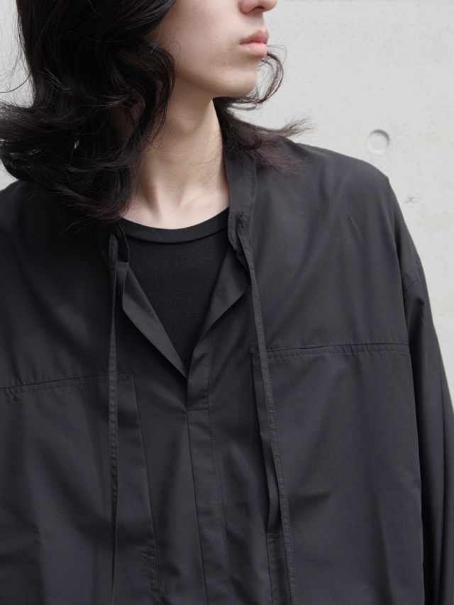 【希少】ANEI アーネイ Overlay Shirt C.O. 黒 2024SS】ANEI (アーネイ) 