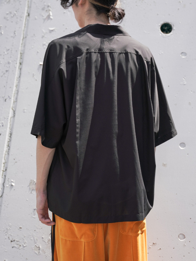 【希少】ANEI アーネイ Overlay Shirt C.O. 黒 ANEI｜CARP ZIP SHIRT (BLACK) AN0251_S1103の通販