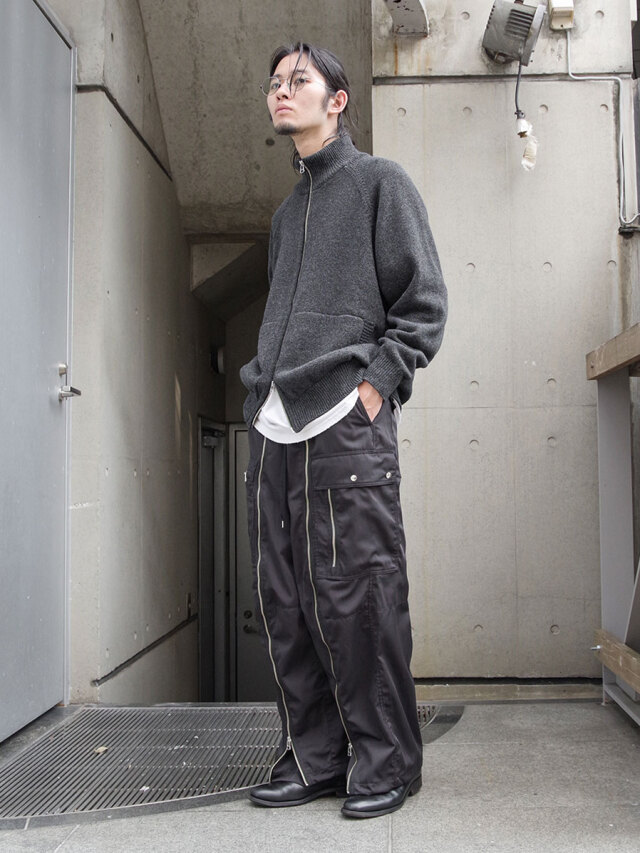 パンツ ANEI \"AN-11 FLIGHT PANTS\" - BLACK 2025AW】 ANEI (アーネイ) 
