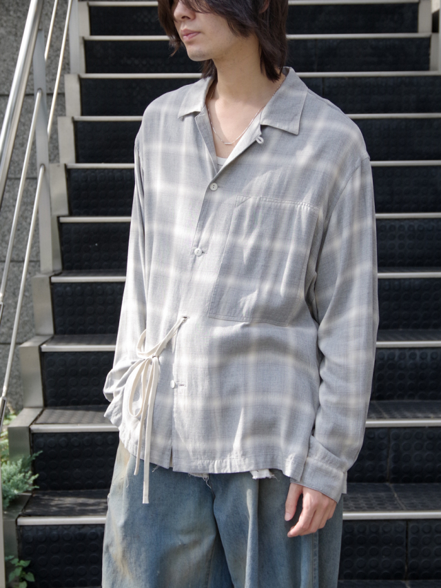 ANEI "IMI SHIRT PLAID" - H.GREY PLAID