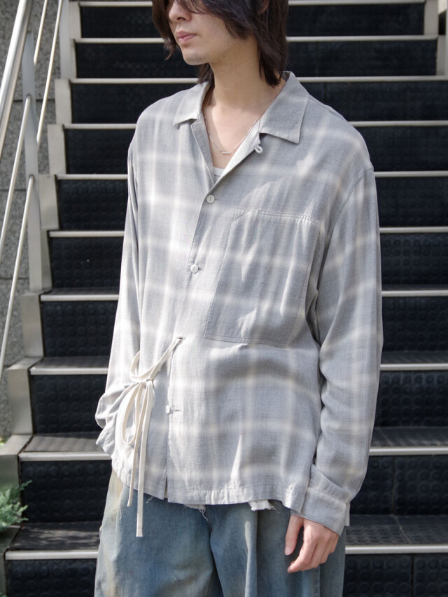 ANEI "IMI SHIRT PLAID" - H.GREY PLAID