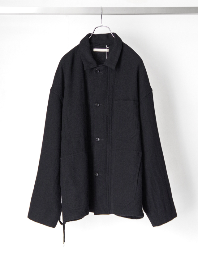 ANEI "F.E.W CHORE JKT TWEED" - BLACK