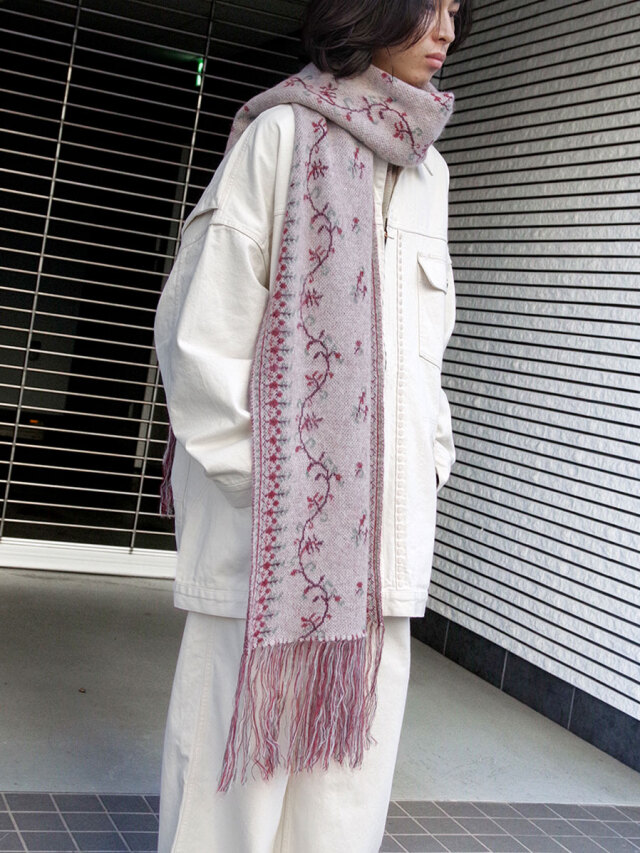 SHINYAKOZUKA "ANTIQUE SCARF" - ECRU