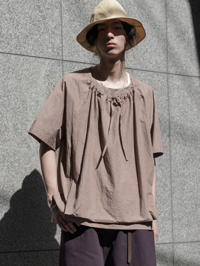 Sasquatchfabrix. "BIG DP HARVEST SMOCK" - LIGHT BROWN