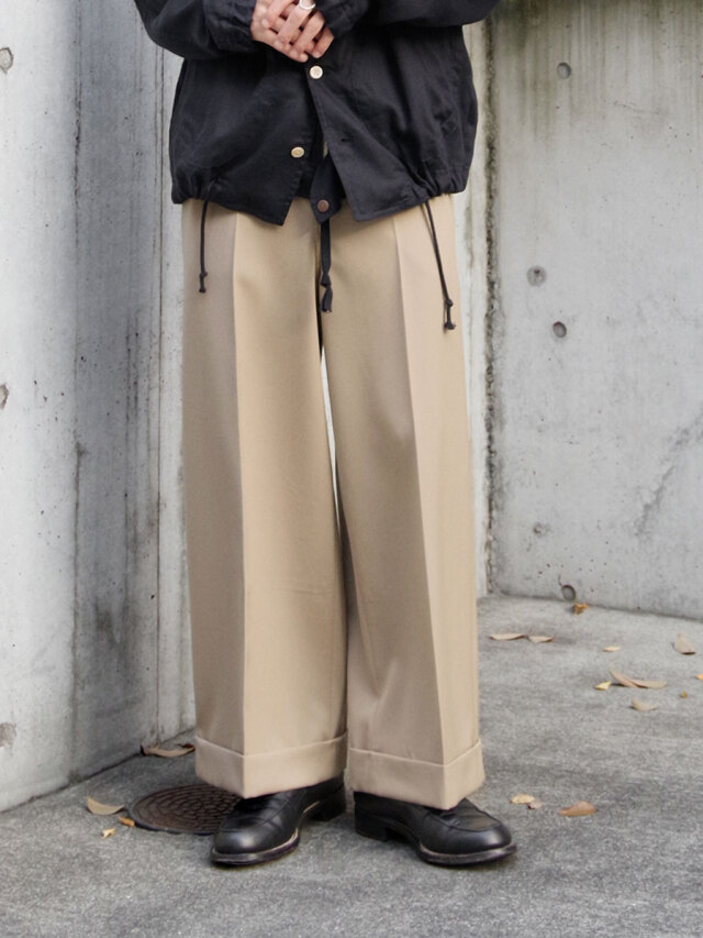 BED J.W. FORD "WIDE PANTS" - CAMEL