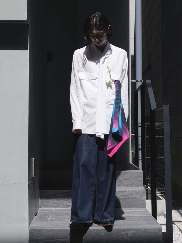 BEDJ.W.FORD Oriental Scarf Shirt ベッドフォード BEDJ.W.FORD Oriental Scarf Shirt ベッドフォード - メルカリ