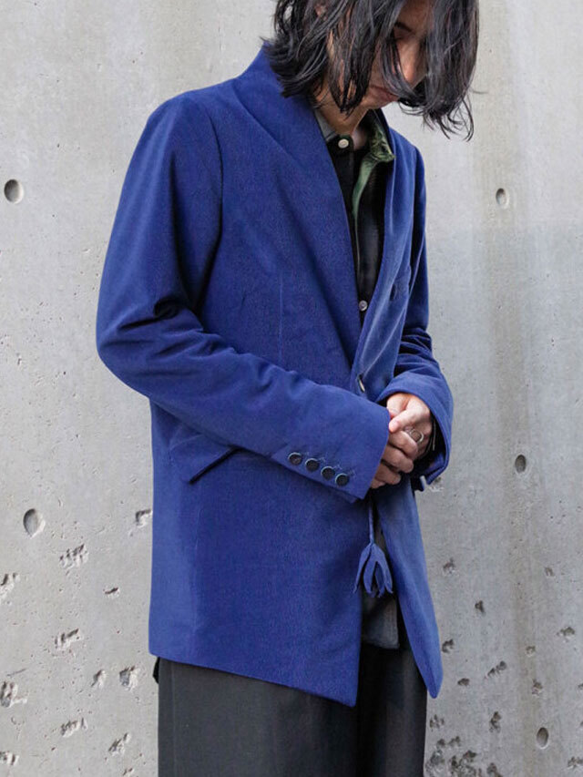BED J.W. FORD "LAPEL LESS JACKET"