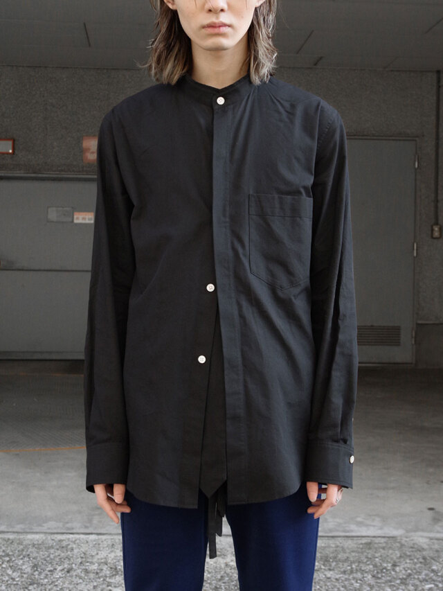 BED J.W. FORD "ENSEMBLE TIE SHIRT" - BLACK
