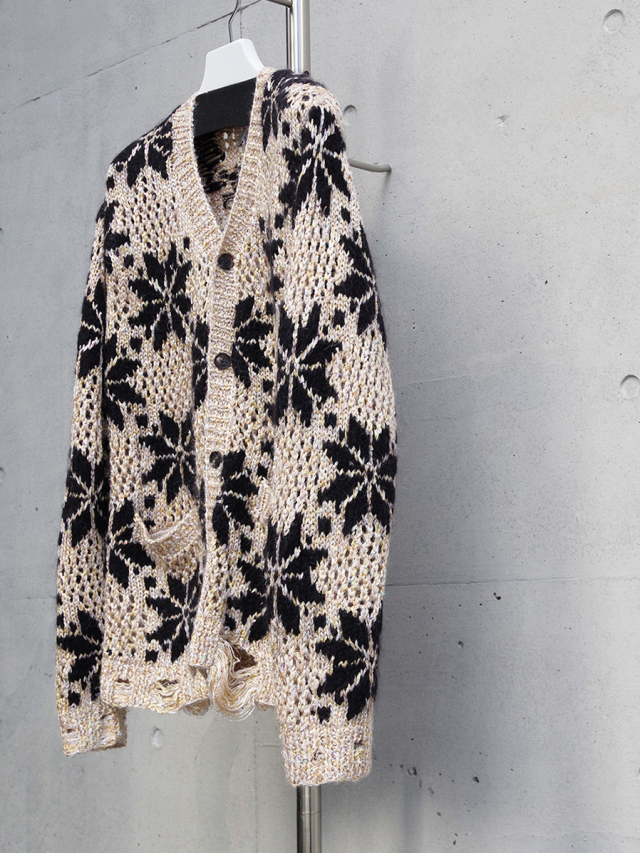 bed jw ford 24aw　モヘアカーディガン 2024AW】 BED J.W. FORD (ベッドフォード) 