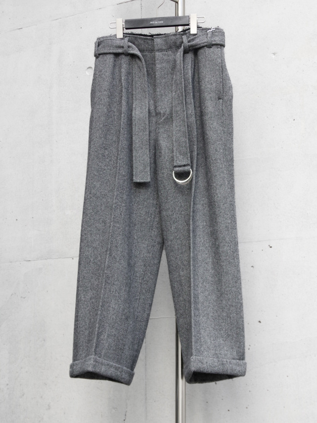BED J.W. FORD "Herring Bone Wool Wide Pants"