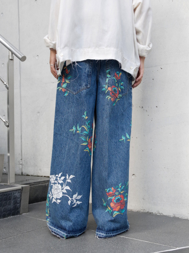 bed j.w ford 19aw Flannel wide pants