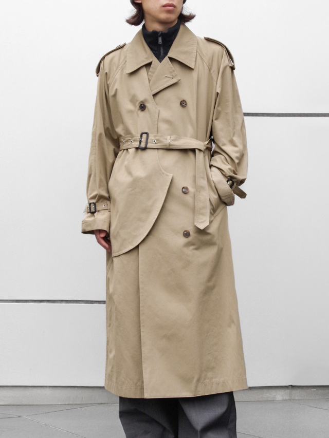 BED J.W. FORD "Violin Trench Coat" - BEIGE